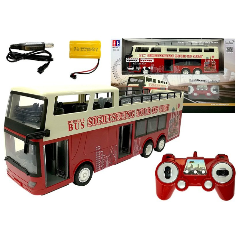 Autobus piętrowy zdalnie sterowany r/c 2.4g 1:18