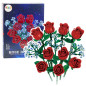 Klocki konstrukcyjne bukiet kwiatów róże czerwone 649 el. Klocki konstrukcyjne bukiet kwiatów róże czerwone 649 el.