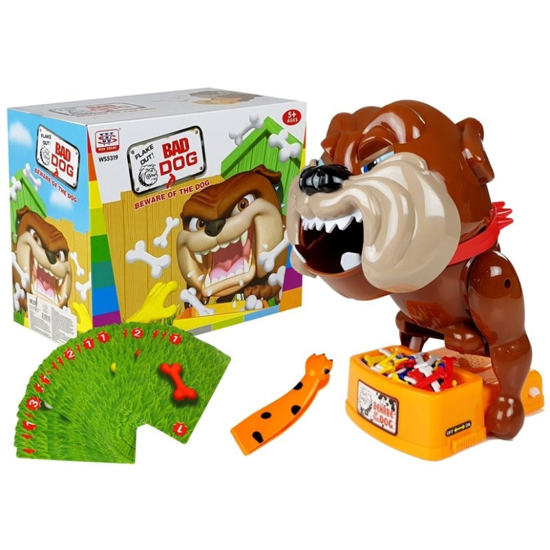 Gra zręcznościowa zły pies kości