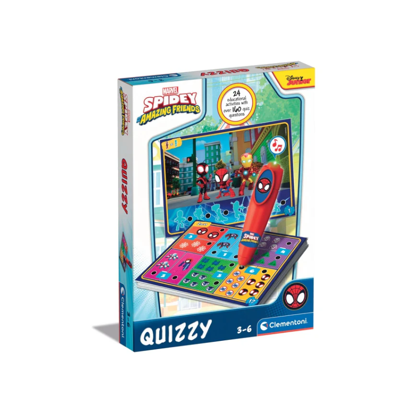 Interaktywny quiz marvel spidey disney junior clementoni 16805