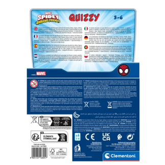 Interaktywny quiz marvel spidey disney junior clementoni 16805