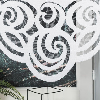 Ewa panel żakardowy odpasowany, szerokość 60 x wysokość 160cm, kolor 001 biały