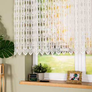 Firanka gipiurowa, wysokość 130cm, kolor 010 naturalny