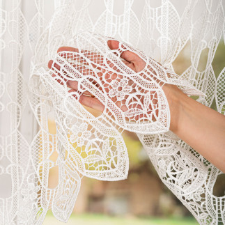 Firanka gipiurowa, wysokość 130cm, kolor 010 naturalny