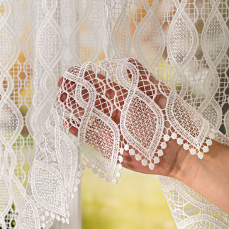 Firanka gipiurowa, wysokość 150cm, kolor 010 naturalny