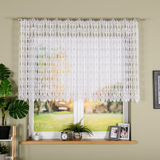 Firanka gipiurowa, wysokość 110cm, kolor 001 biały