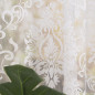 Apolonia firanka żakardowa gotowa na prosto, szerokość 140 x wysokość 230cm, kolor 001 biały