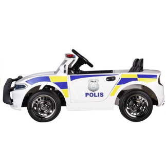 Auto na akumulator samochód policyjny biały