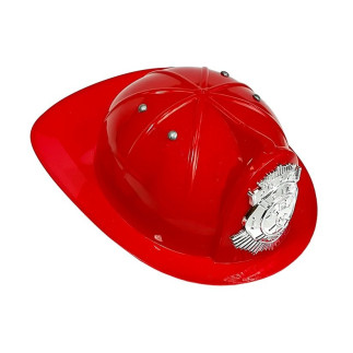 Zestaw strażacki kask gaśnica toporek maska łom akcesoria czerwony