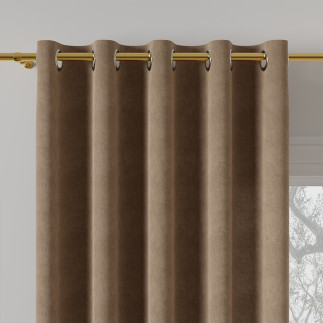 Milas tkanina dekoracyjna, wysokość 300cm, kolor 007 ciemny kawowy