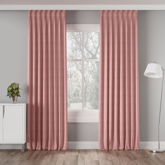 Milas tkanina dekoracyjna, wysokość 300cm, kolor 018 pudrowy różowy