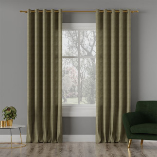 Milas tkanina dekoracyjna, wysokość 300cm, kolor 364 ciemny szarozielony