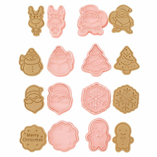 Da542 świąteczne foremki do ciastek 8szt