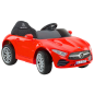 Pojazd na akumulator mercedes kl-1666-1 czerwony