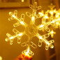 Zd169 świąteczna lampka led płatek        śniegu