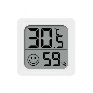 Ag355e termometr higrometr pokojowy       biały