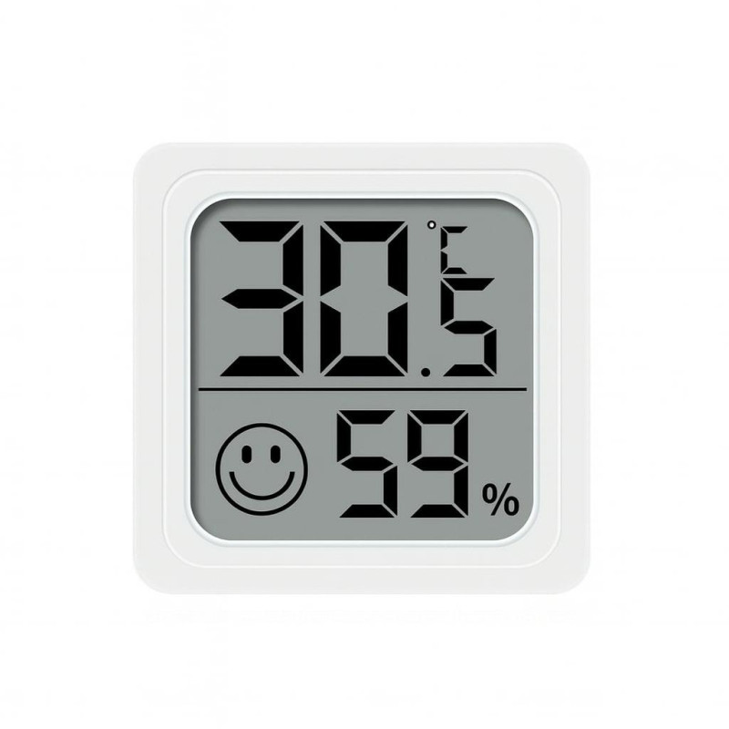 Ag355e termometr higrometr pokojowy       biały