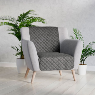 Velvi narzuta dekoracyjna, rozmiar 70x160cm, kolor 006 ciemny szary  antracytowy