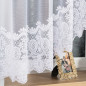 Daria firanka żakardowa odpasowana, szerokość 300 x wysokość 160cm, kolor biały