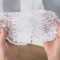 Daria firanka żakardowa odpasowana, szerokość 300 x wysokość 160cm, kolor biały