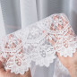Daria firanka żakardowa odpasowana, szerokość 300 x wysokość 120cm, kolor biały