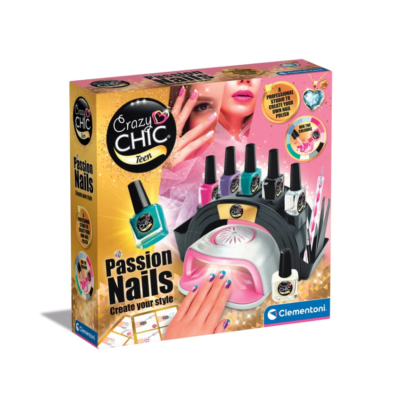 Crazy chic salon stylizacji paznokci salon manicure clementoni 50852 Crazy chic salon stylizacji paznokci salon manicure clementoni 50852