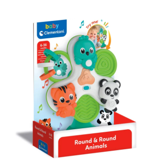 Wesoła karuzela ze zwierzątkami język polski clementoni 17952