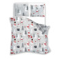 Pościel Bawełniana 160X200 + 2X70X80 Świąteczna Wzór 079