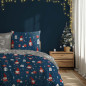 Pościel Bawełniana 160X200 + 2X70X80 Świąteczna Wzór 081