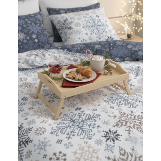 Pościel Bawełniana 160X200 + 2X70X80 Świąteczna Wzór 077