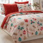 Pościel Bawełniana 140X200 + 70X90 Świąteczna Wzór 082