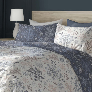 Pościel Bawełniana 220X200 + 2X70X80 Świąteczna Wzór 077