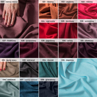 Milas tkanina dekoracyjna, wysokość 300cm, kolor 037 ciemny niebieski