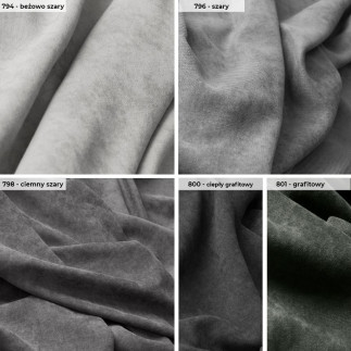 Milas tkanina dekoracyjna, wysokość 300cm, kolor 037 ciemny niebieski