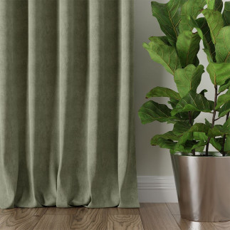 Milas tkanina dekoracyjna, wysokość 300cm, kolor 016 szarozielony