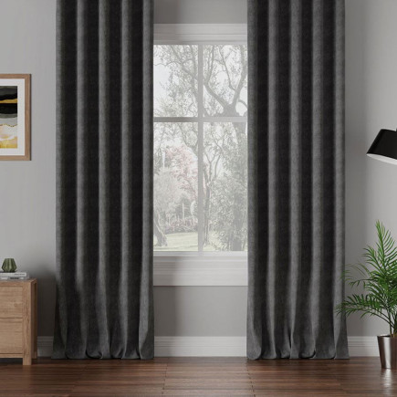 Milas tkanina dekoracyjna, wysokość 300cm, kolor 798 ciemny szary