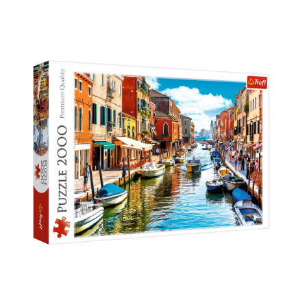 Puzzle - 2000 - wyspa murano - wenecja - trefl 27110