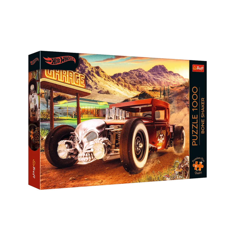 Puzzle - 1000 premium plus - hot wheels: bone shaker - trefl 12091