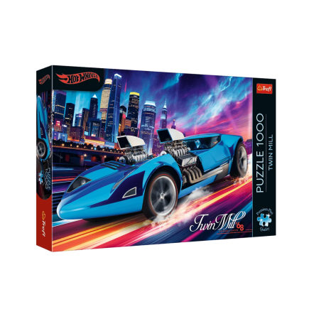 Puzzle - 1000 premium plus - hot wheels: twin mill - trefl 12092