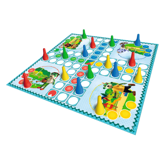 Gra planszowa chińczyk rodzina treflików trefl 02069