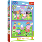 Puzzle - 2x24 - peppa na placu zabaw - świnka peppa - trefl  34435