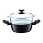Garnek do gotowania na parze 24 cm Master Stone z pokrywką i 1 wkładem AMBITION Garnek do gotowania na parze 24 cm Master Stone z pokrywką i 1 wkładem AMBITION
