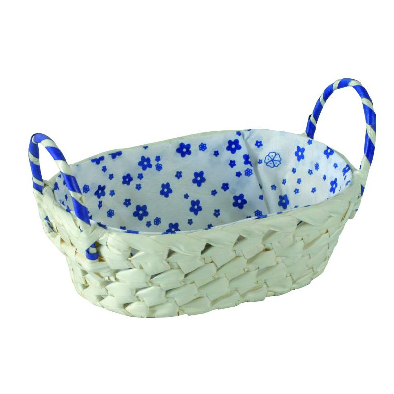 Koszyk palma owal 20x14x6cm mix kol.