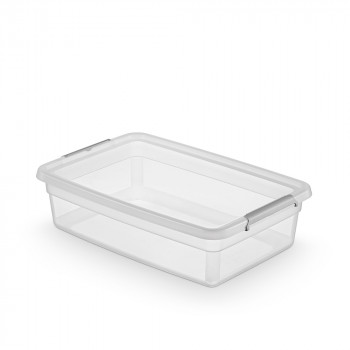 BASESTORE POJEMNIK Z POK.I KLIPSAMI 58X39X16CM 29L (2792)