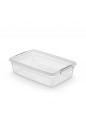 Basestore Pojemnik z Pokrywką i Klipsami 58x39x16cm 29l, EAN: 5902541279202