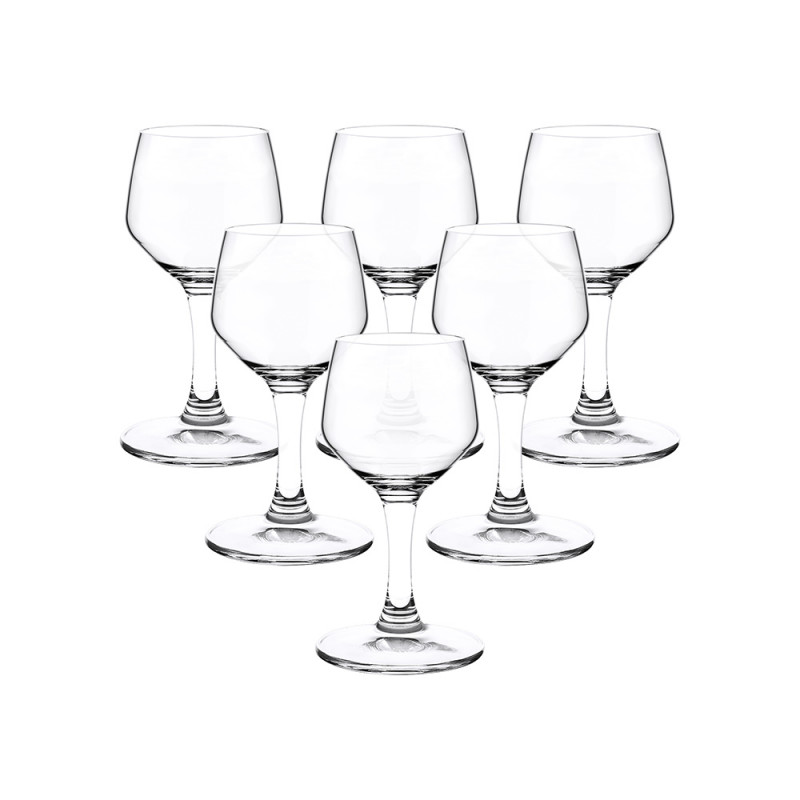 Rubin Zestaw Kieliszków do Wódki 40 ml, Kpl. 6 Sztuk, Elegancki Design, EAN: 5907508146030