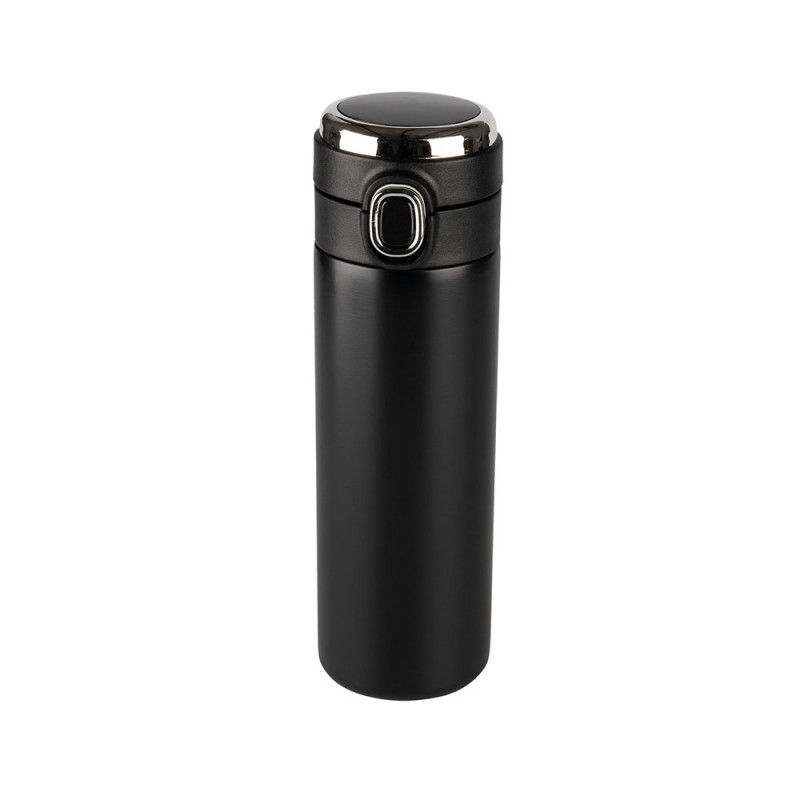 Kubek termiczny z wyświetlaczem LED czarny 420 ml - EAN: 5904252347454
