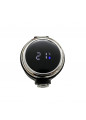 Kubek termiczny z wyświetlaczem LED czarny 420 ml - EAN: 5904252347454