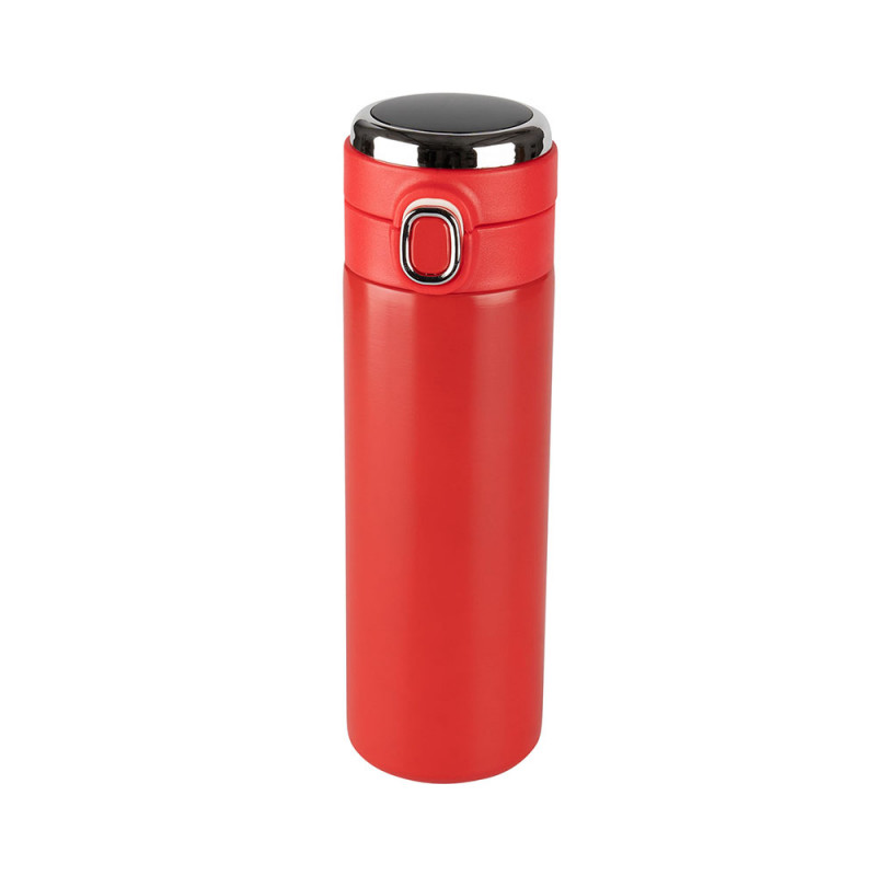 Kubek termiczny LED 420 ml czerwony z wyświetlaczem EAN: 5904252347515