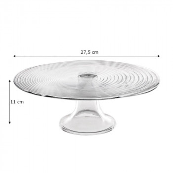 TORTOWNICA ŚR.27,5CM,H-11CM DEK.SPIRALA (COLOR BOX)